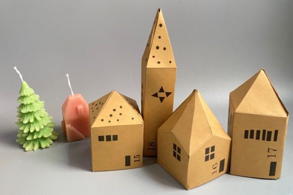 Download Advent Calendar Houses - Premium Resources