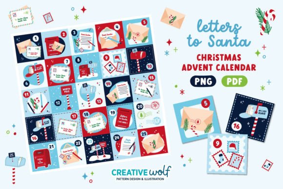 Download Christmas Advent Calendar Letters Santa - Advent calendar Collection