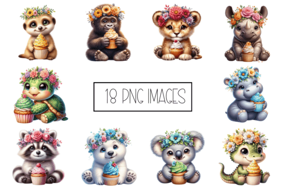 Download Animal Cupcakes - Cupcakes Collection