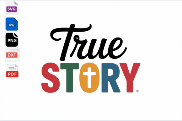 Download True Story Christian Cross SVG PNG JPG - Story Collection