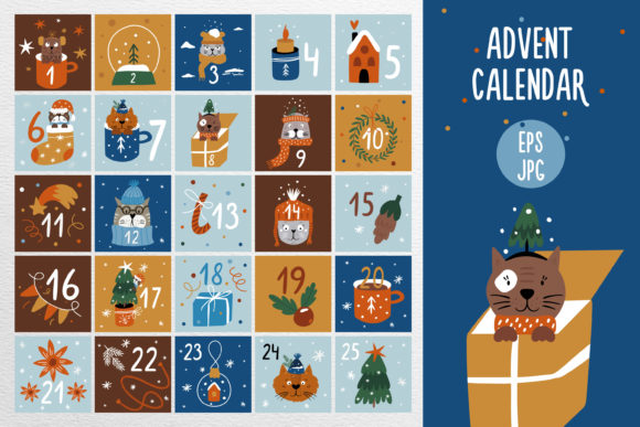 Download Christmas Advent Calendar. - Advent calendar Collection